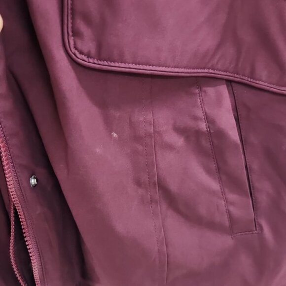 Lands’ End Women’s 3-in-1 Systems Jacket Red XXL Waterproof Hooded Parka - Picture 8 of 10